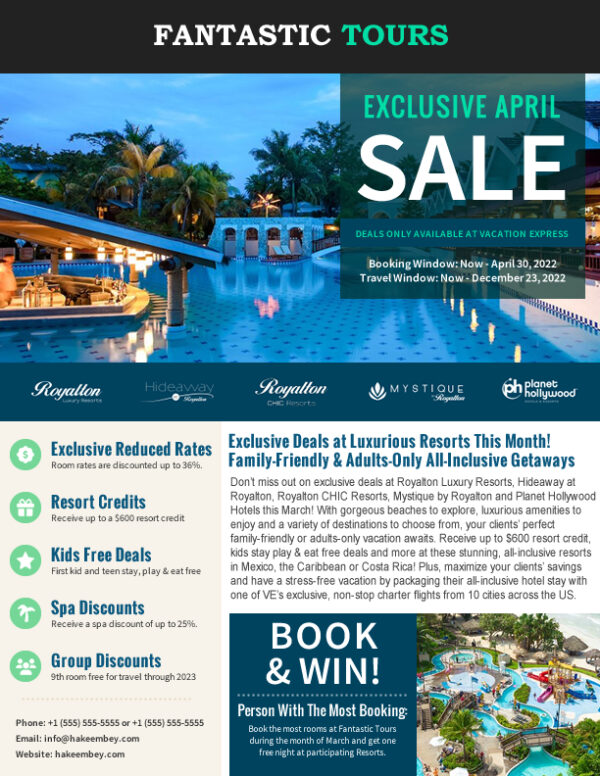 Inteletravel flyer design by Hakeem Bey