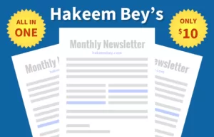 Monthly Newsletters - Hakeem Bey